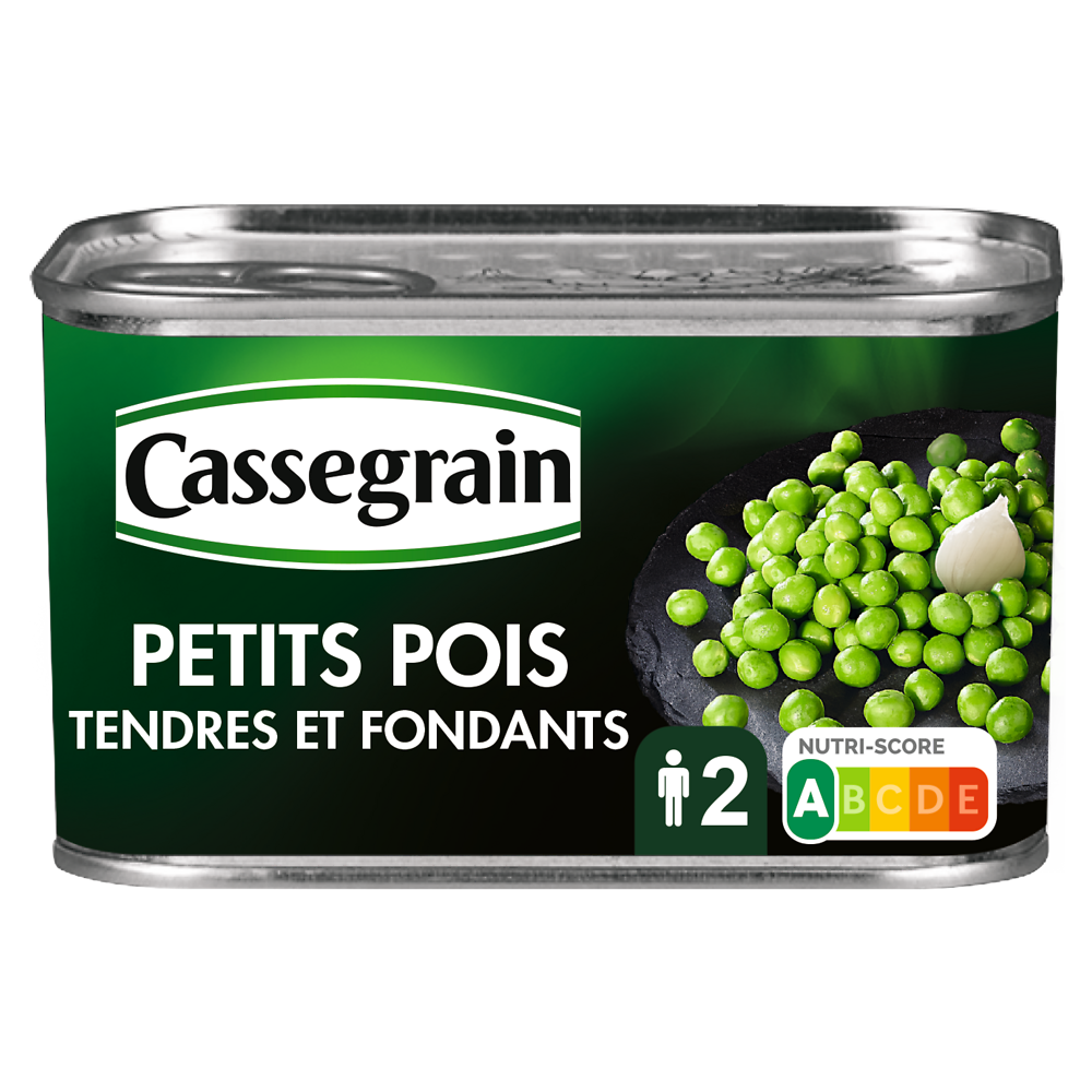 Petits pois CASSEGRAIN - Boîte 280g