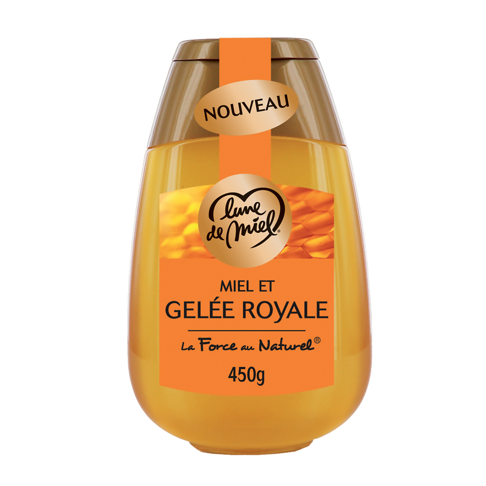 Miel et gelée royale LUNE DE MIEL doseur 450g