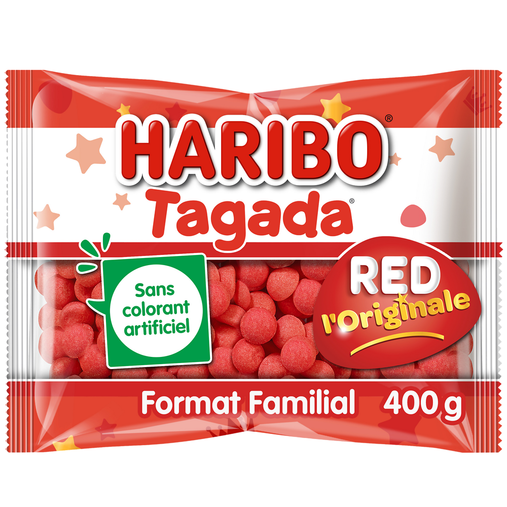 Bonbon Tagada HARIBO, sachet de 400g