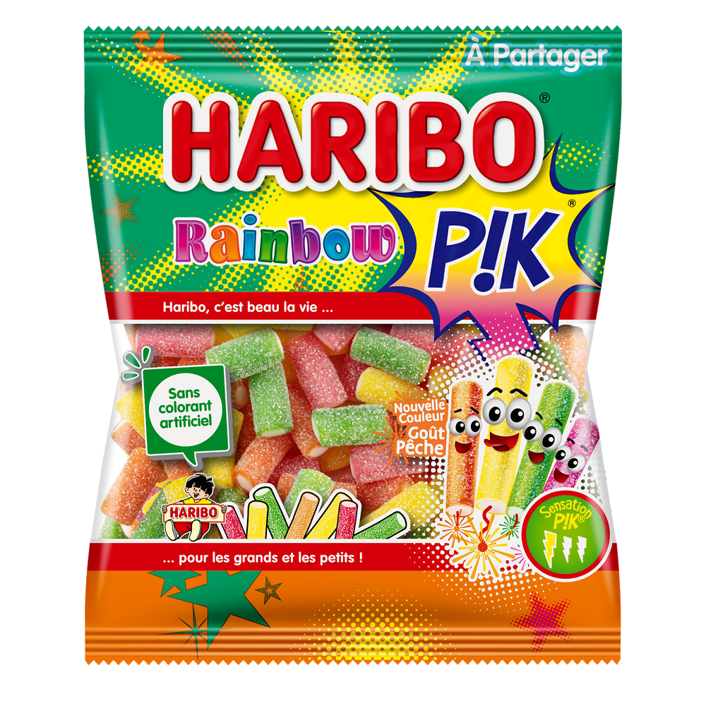 Bonbon Rainbow pik HARIBO, 200g