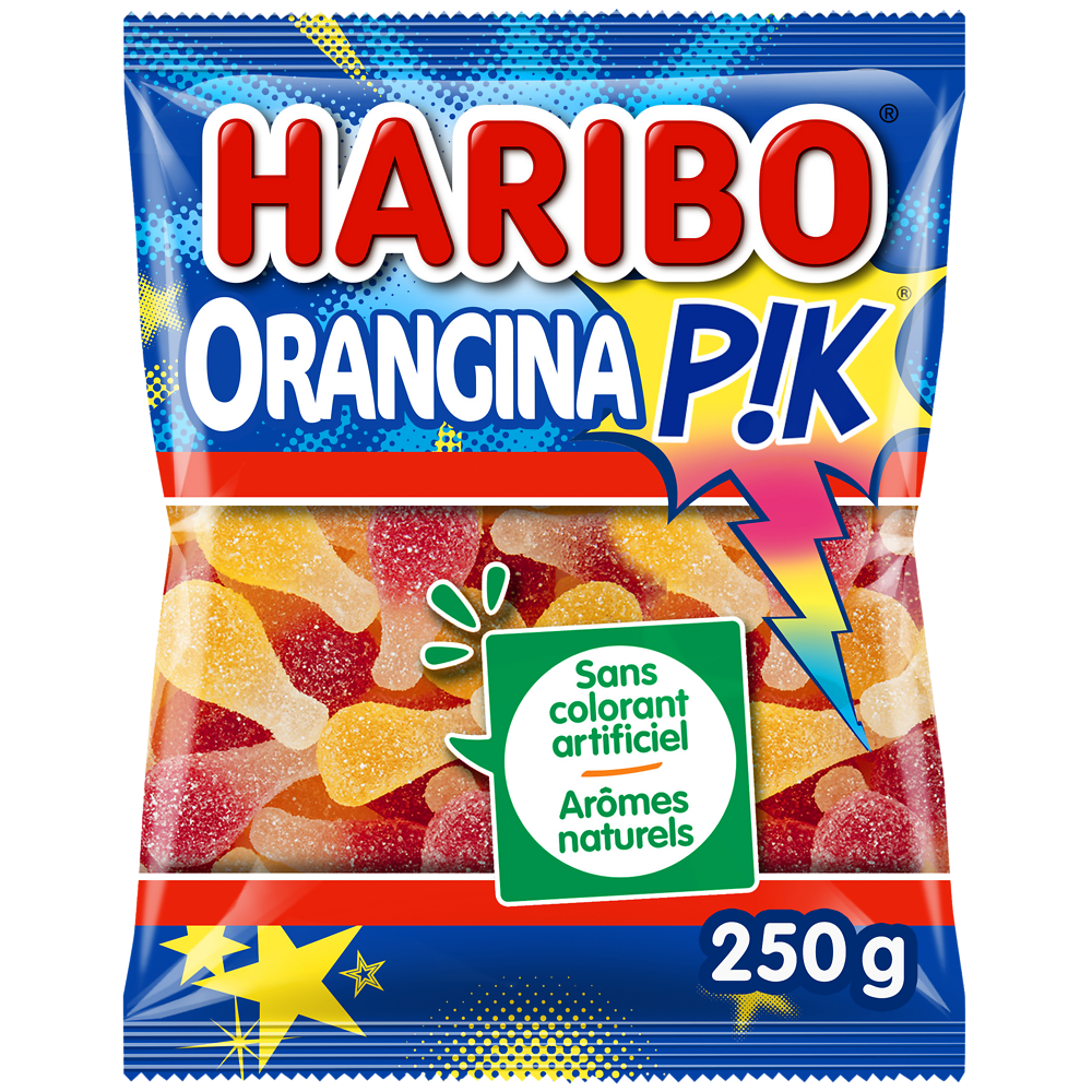 Bonbon Orangina pik HARIBO, sachet 250g