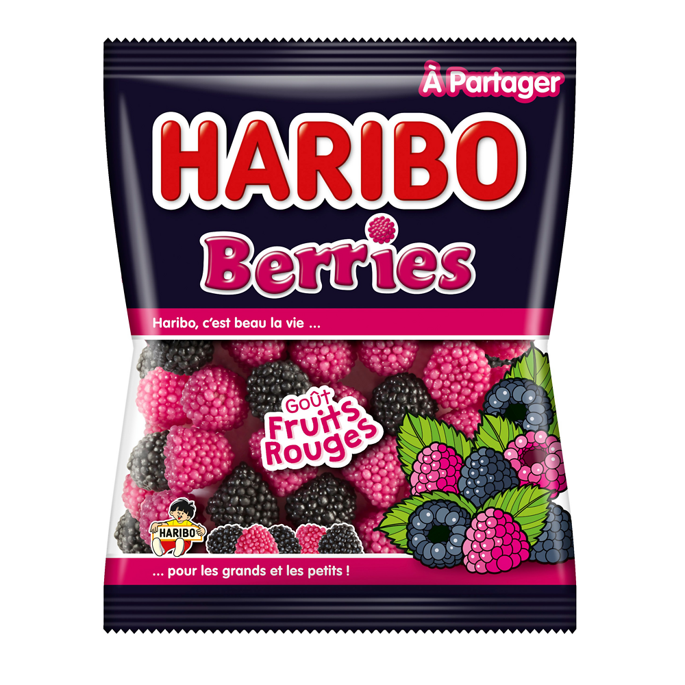 Confiserie fantaisie Berries HARIBO, 200g