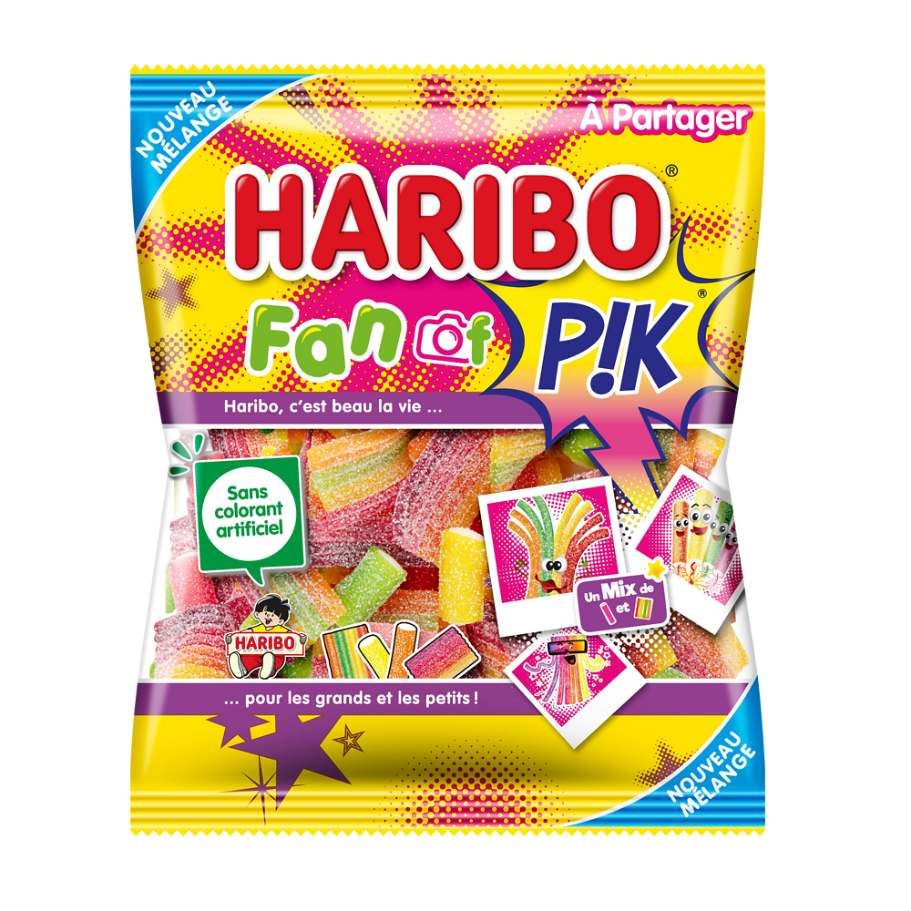 Bonbon Fan of pik HARIBO, sachet de 200g