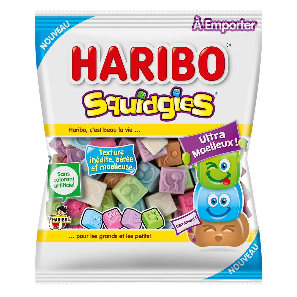 Confiserie gélifiée fantaisie Squidgies HARIBO, 200g