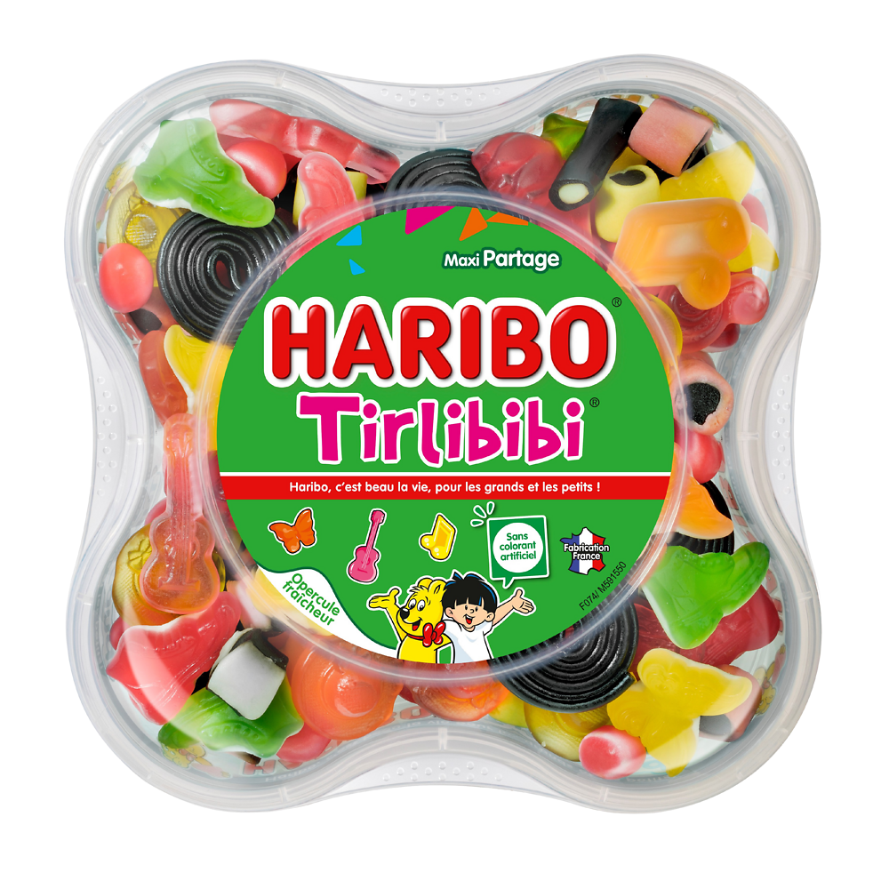 Bonbon Tirlibibi HARIBO, boîte 750g