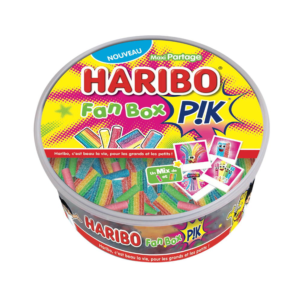 Confiserie fantaisie acidifiée fan of pik HARIBO 500g