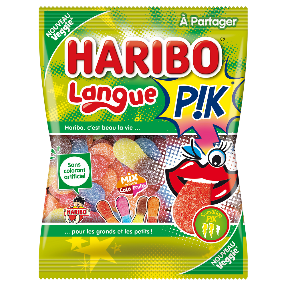 Confiserie acidifiée HARIBO 180g