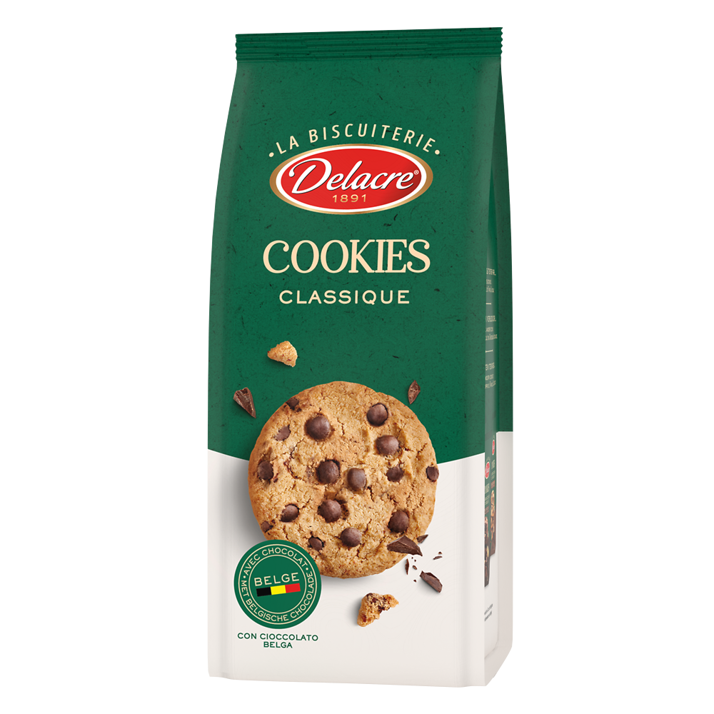 Biscuits cookies pépites de chocolat DELACRE 136g