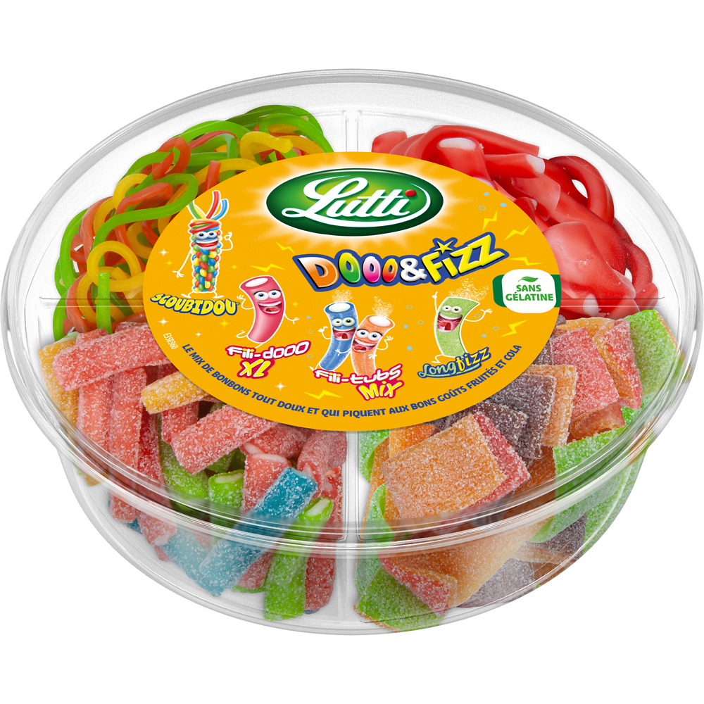 Bonbons Dooo & Fizz LUTTI - Boîte de 450g