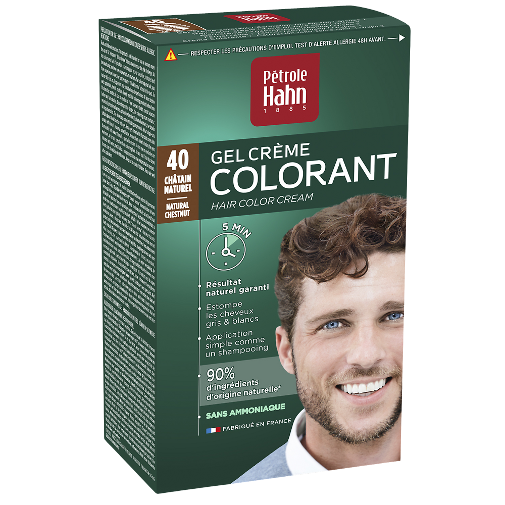 Coloration pour homme PETROLE HAHN, châtain n°40