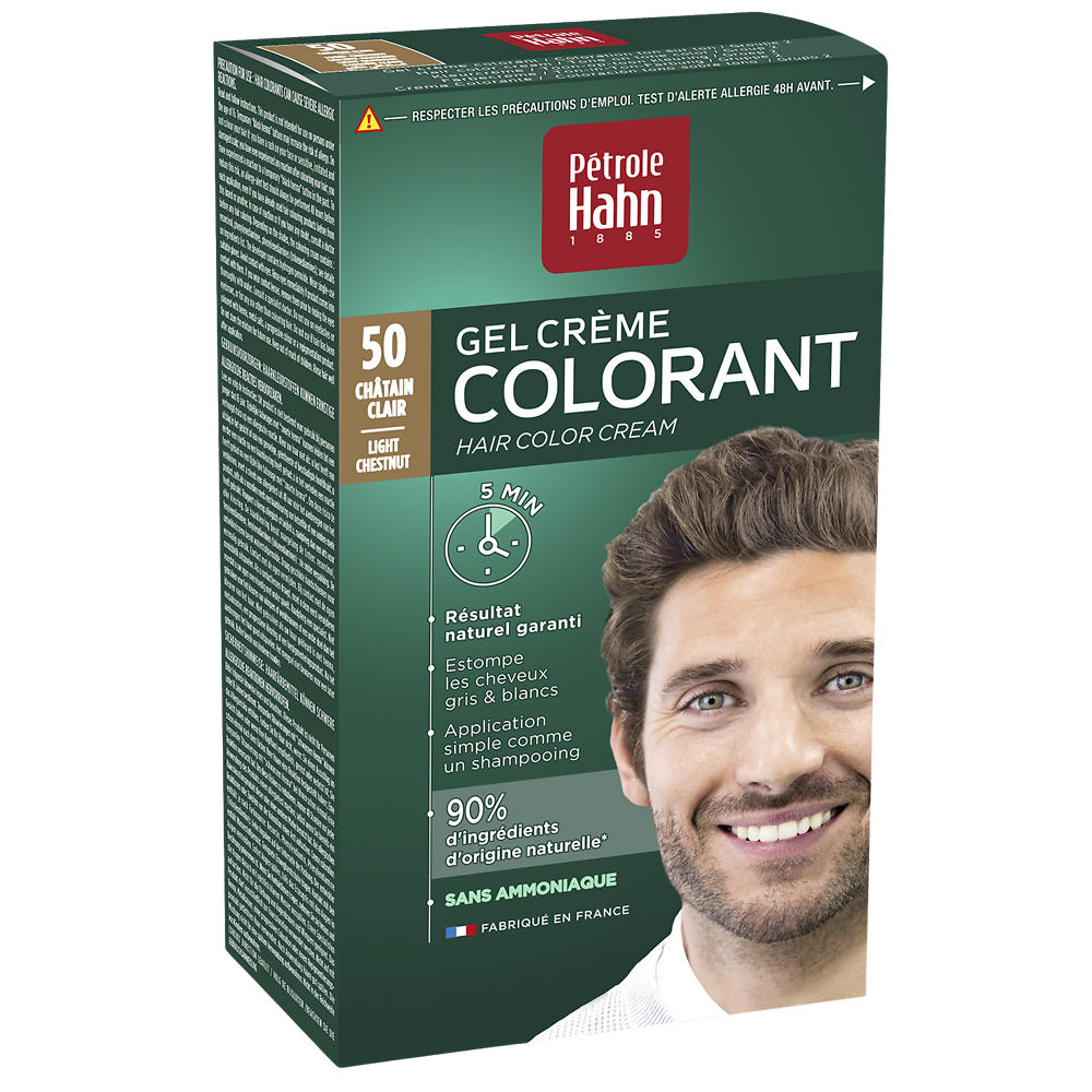 Coloration pour homme PETROLE HAHN, châtain clair n°50