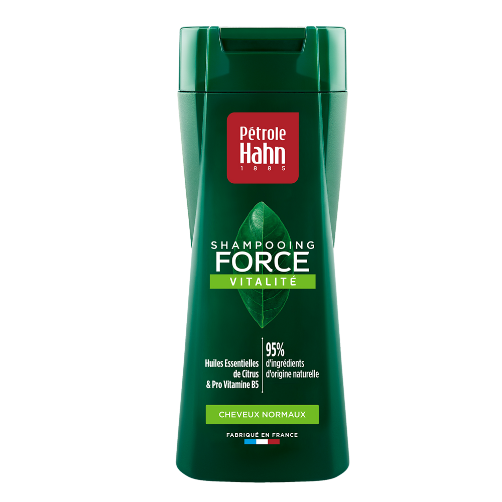 Shampooing Force Originale vert PETROLE HAHN, flacon de 250ml