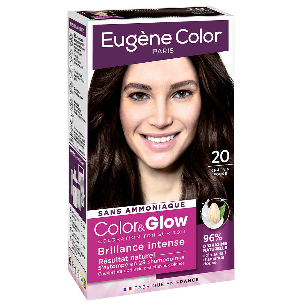 EUGENE COLOR COLOR & GLOW N°20 Châtain foncé