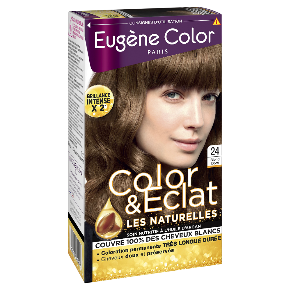 Coloration permanente blond doré n°24 EUGÈNE COLOR