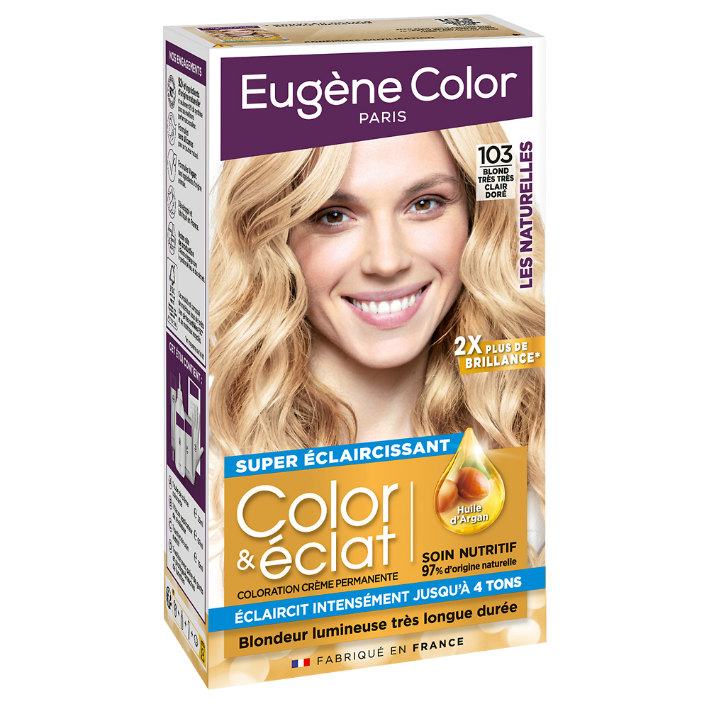 Coloration permanente blond très très clair n°103 EUGÈNE COLOR