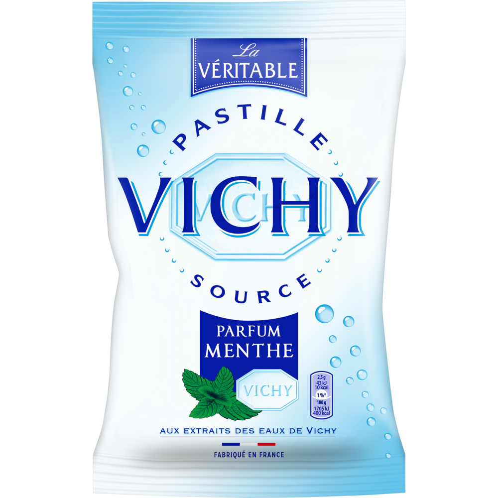 Bonbons Pastilles Vichy à la menthe VICHY - Sachet de 230g