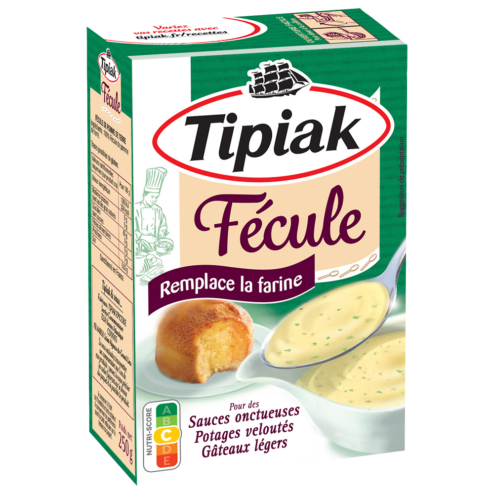 Fécule de pomme de terre TIPIAK, 250g