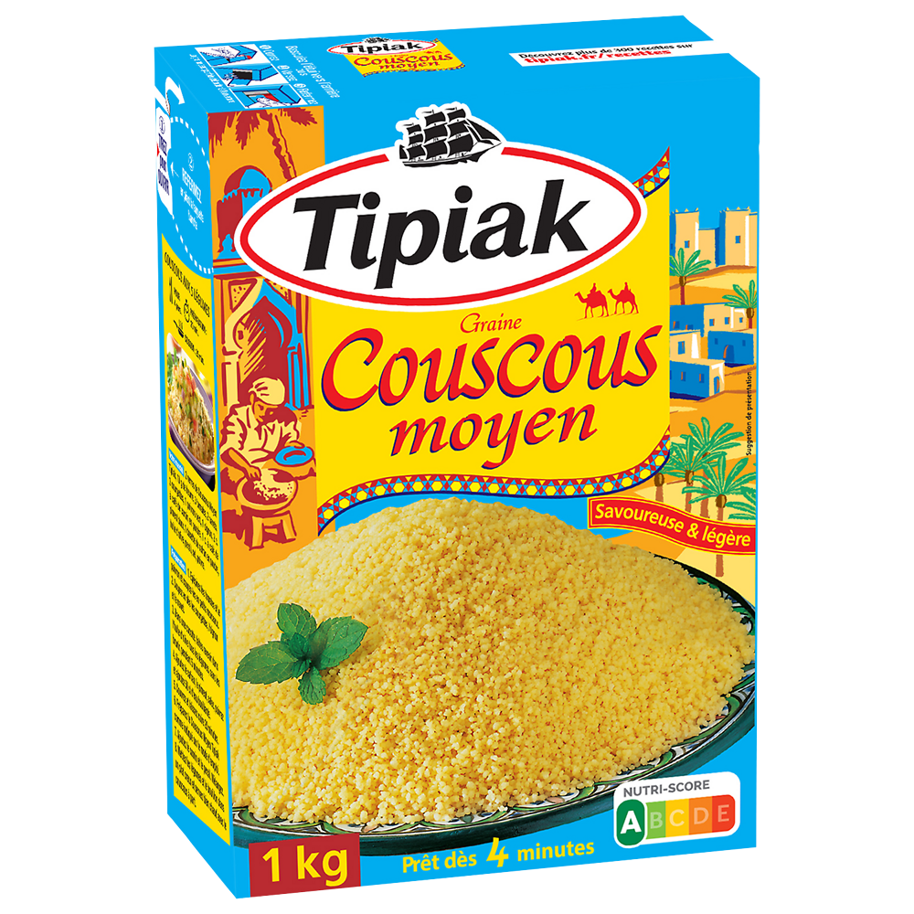 Couscous Moyen TIPIAK - 1KG