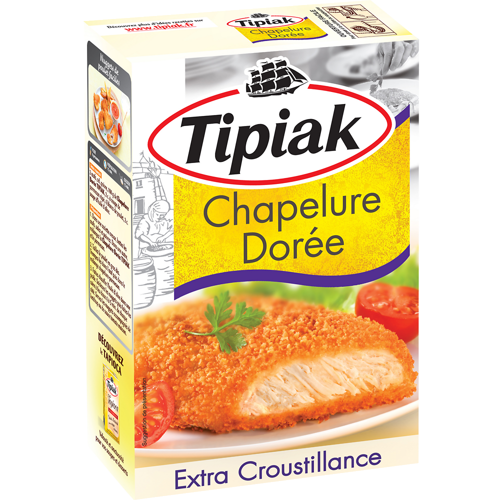 Chapelure dorée TIPIAK, 250g