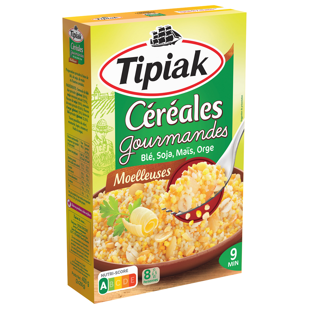 Céréales gourmandes TIPIAK - 2x200g