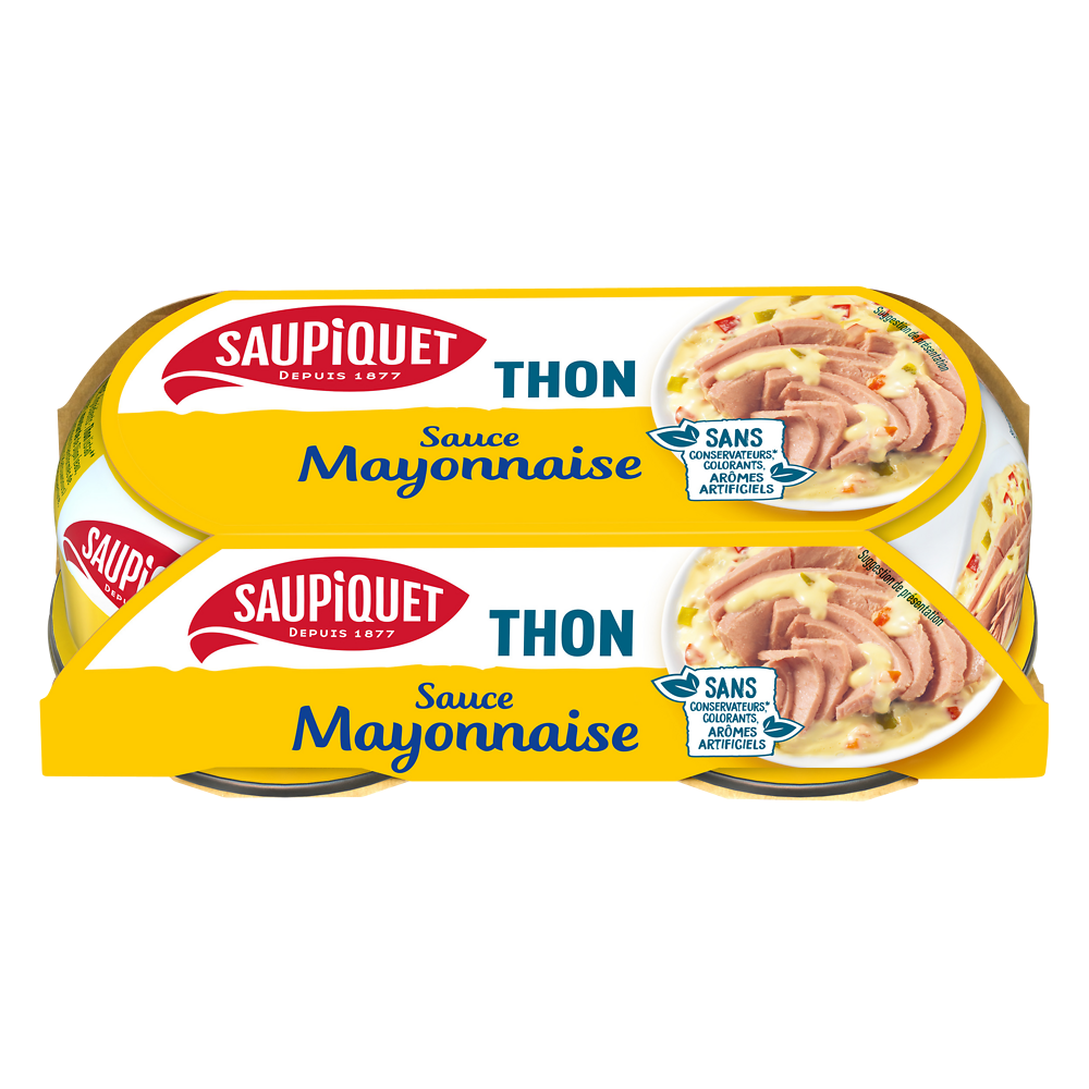 Thon à la  mayonnaise  SAUPIQUET - 2x135g