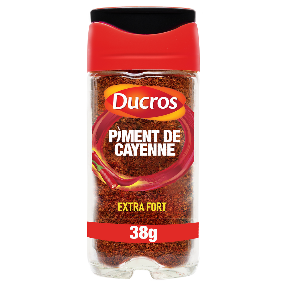 Piment de Cayenne moulu DUCROS, flacon Duc 38g