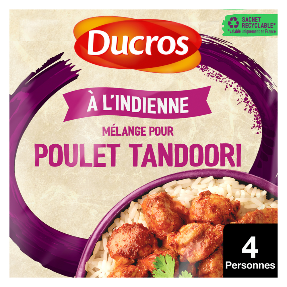 Mélange pour poulet tandoori "Sachet Malin", DUCROS, 20g