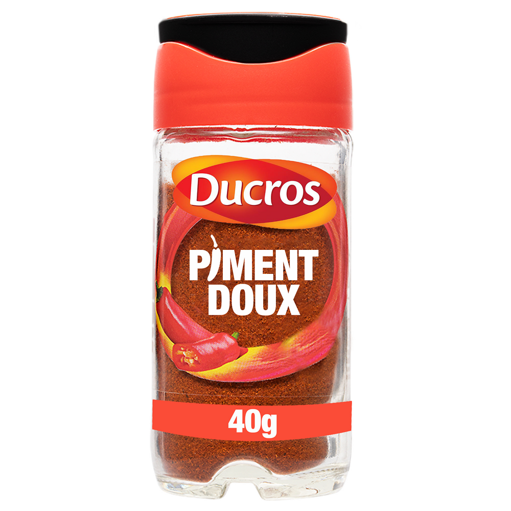 Piment doux moulu DUCROS, flacon Duc 40g