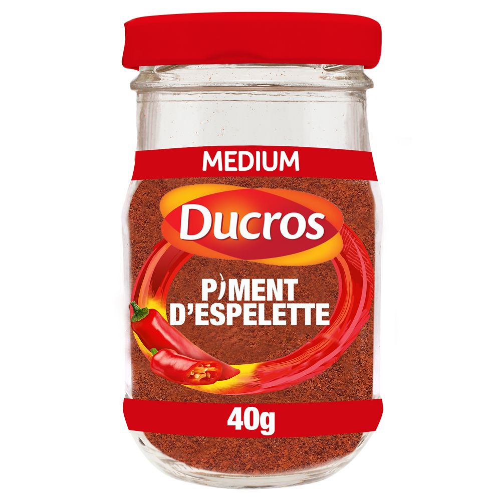 Piment d'Espelette, DUCROS, pot de 40g