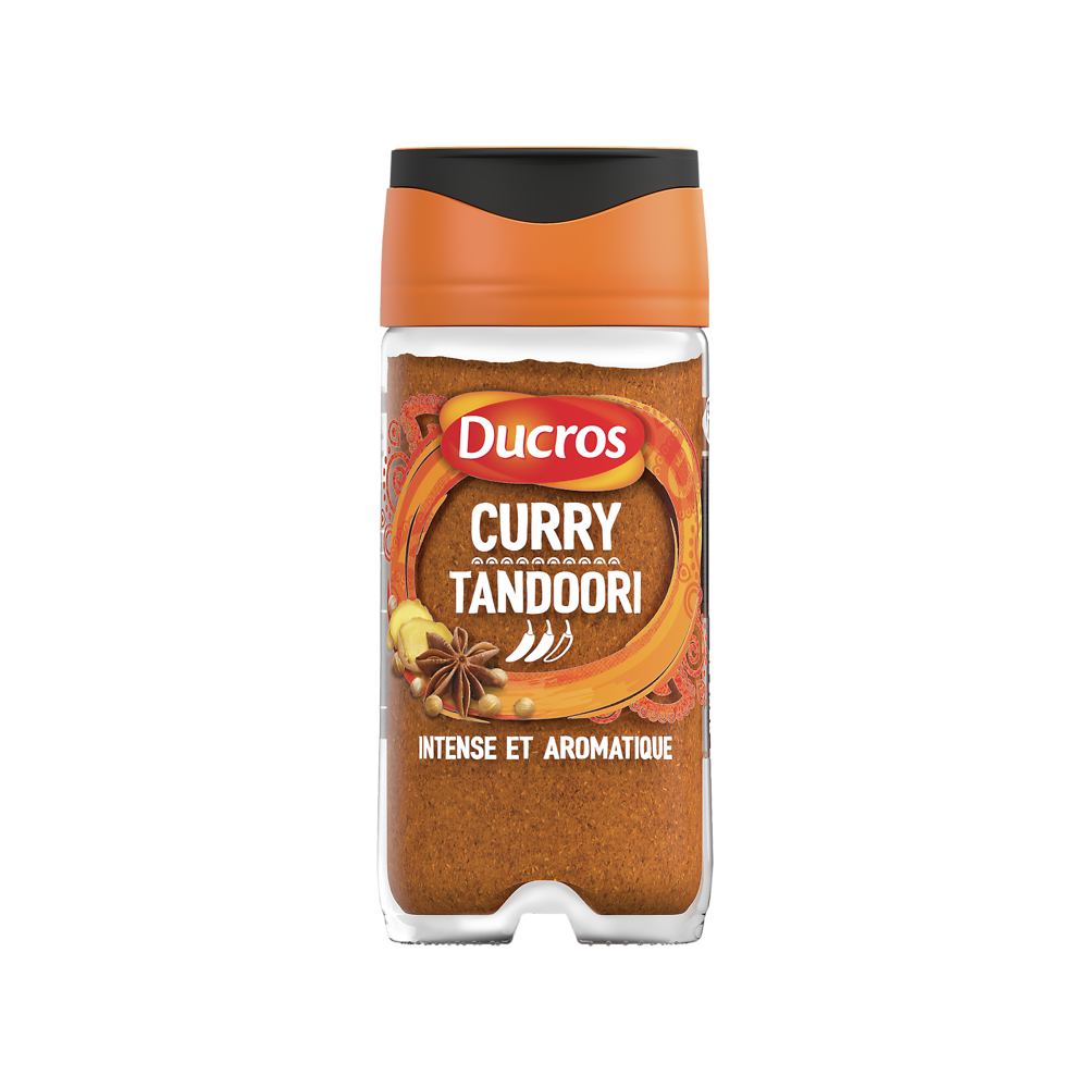 Curry tandoori médium DUCROS, flacon duc 37g