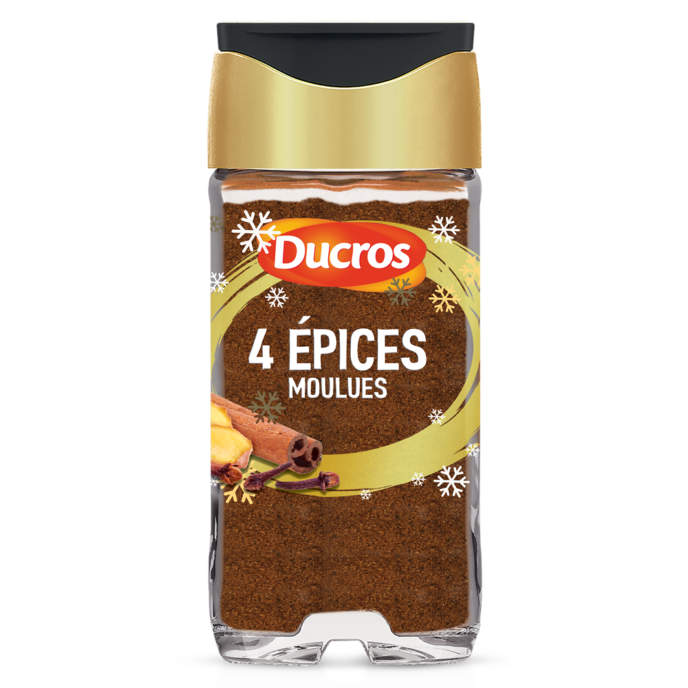 Quatre épices moulues, DUCROS, flacon duc de 37g