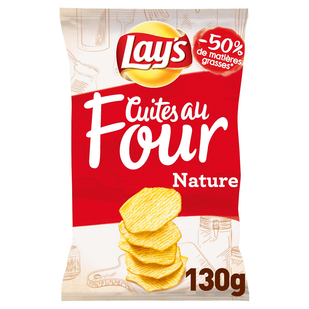 Chips cuites au four LAY'S, 130g