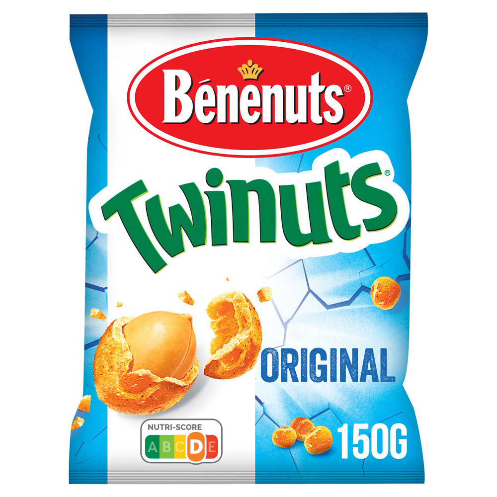 Cacahuètes enrobées BENENUTS TWINUTS Goût salé - 150g