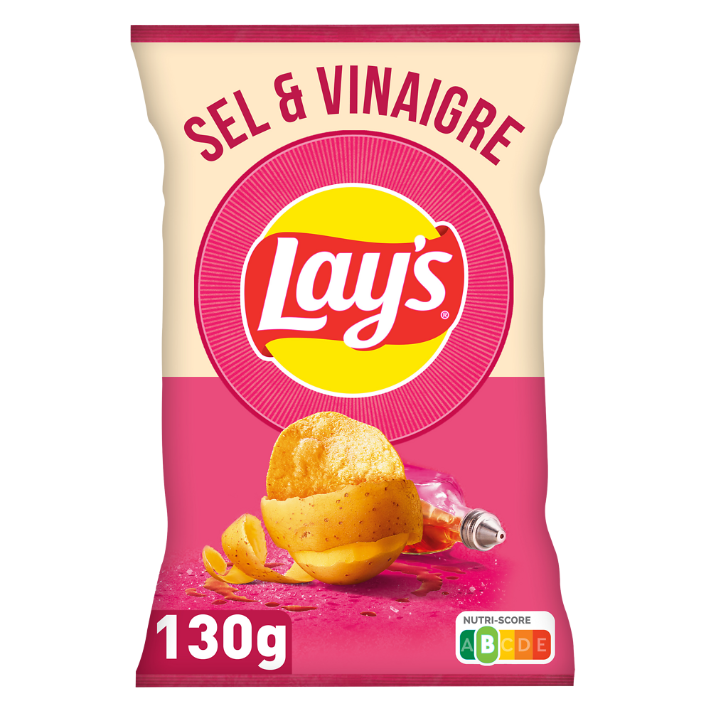 Chips sel & vinaigre LAYS 130g