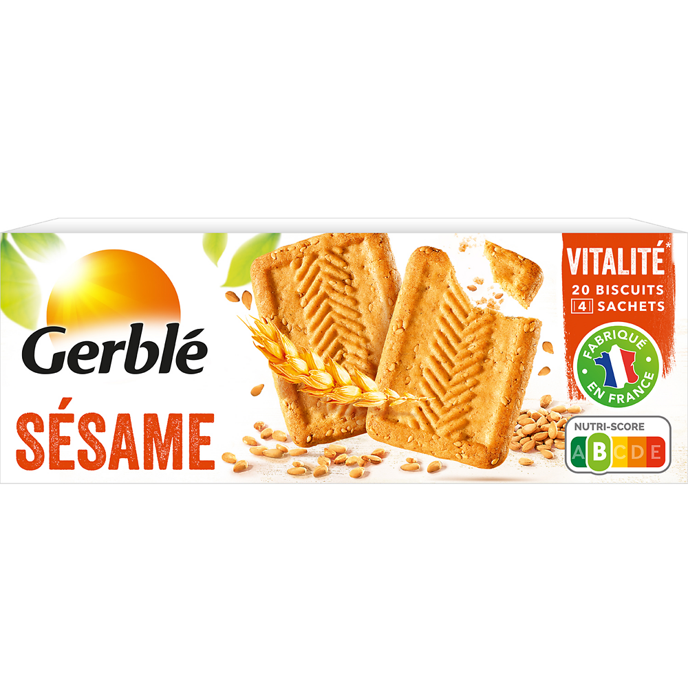 Biscuits sésame GERBLE -   5x4, 230g