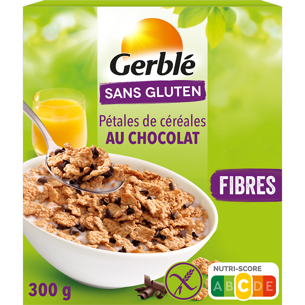 Céréales Chocolat Sans Gluten GERBLE  - 300 g