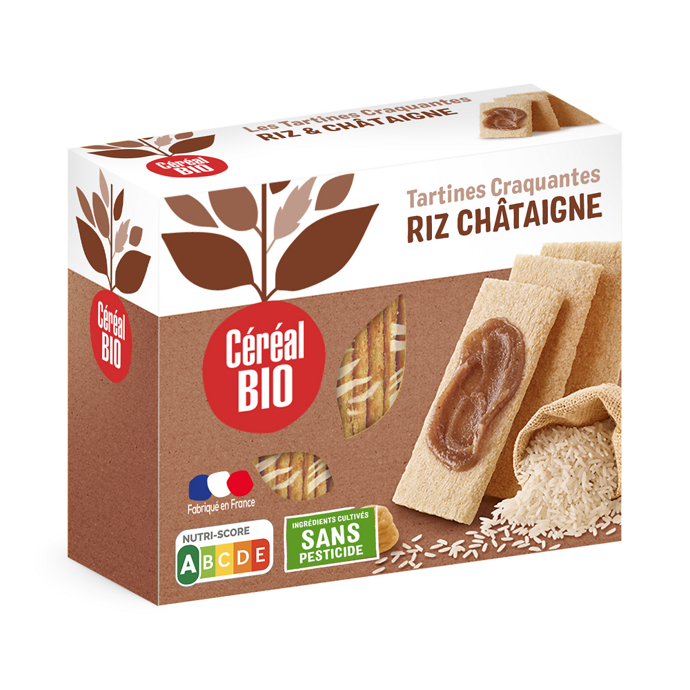 Tartines Riz Châtaigne CEREAL BIO  - 145g