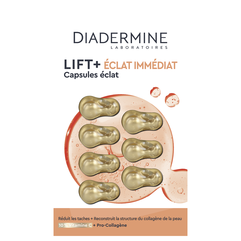 Soin tenseur Coup d'Eclat Immédiat Lift+ DIADERMINE, 7 unidoses