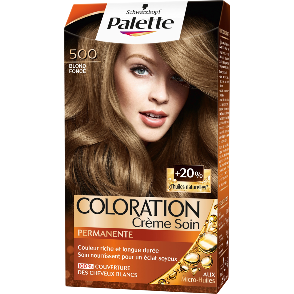 Coloration permanente 500 blond foncé SCHWARZKOPF PALETTE - 165ml