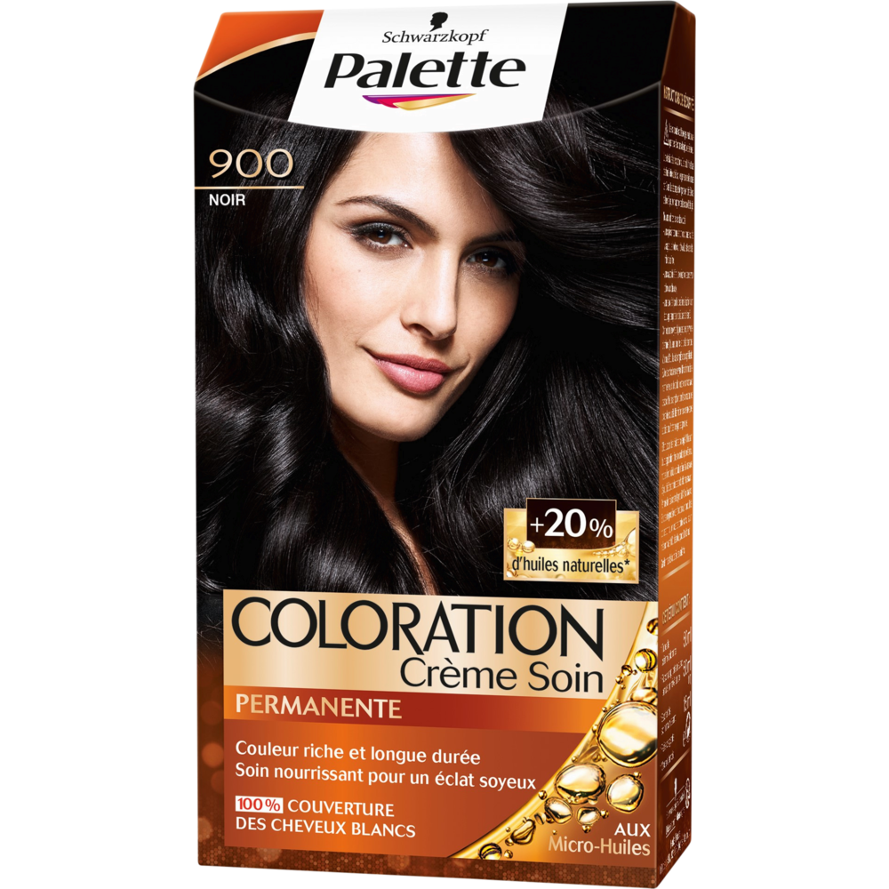 Coloration permanente 900 noir SCHWARZKOPF PALETTE - 165ml