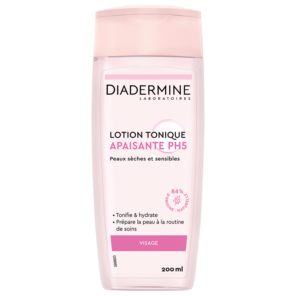 Lotion tonique apaisante DIADERMINE, flacon de 200ml