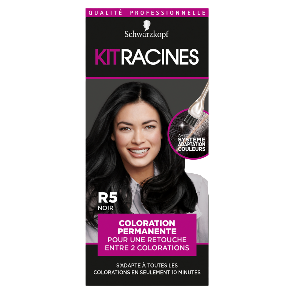 Coloration permanente 5 noir SCHWARZKOPF KIT RACINES - 70g