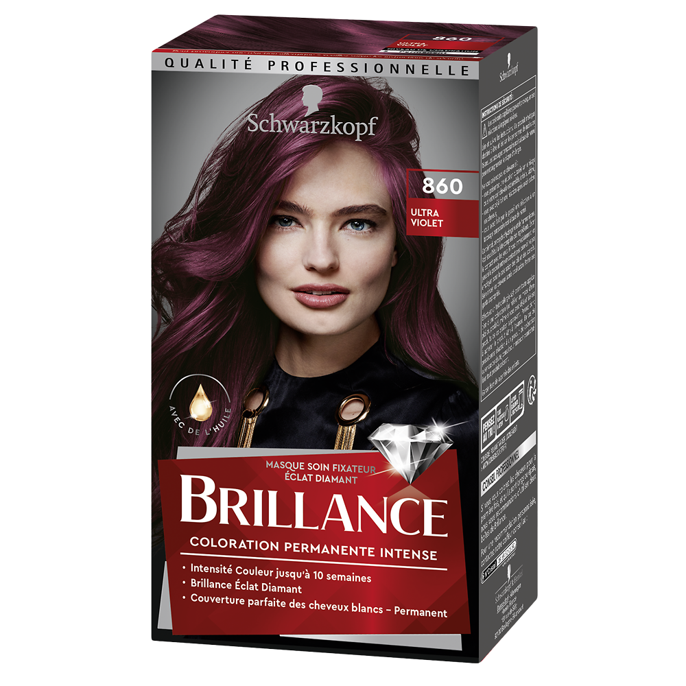 Coloration permanente 860 ultra violet SCHWARZKOPF BRILLANCE - 227ml