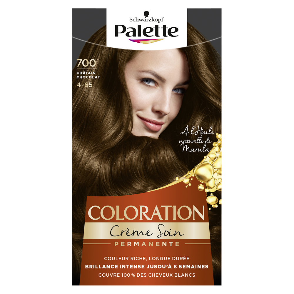 Coloration permanente 700 châtain chocolat SCHWARZKOPF PALETTE - 165ml