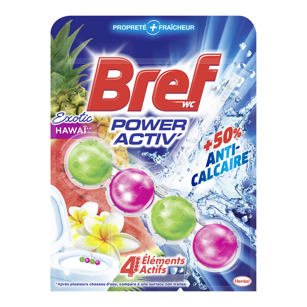 Bloc wc power activ' exotif hawai BREF WC - 50g