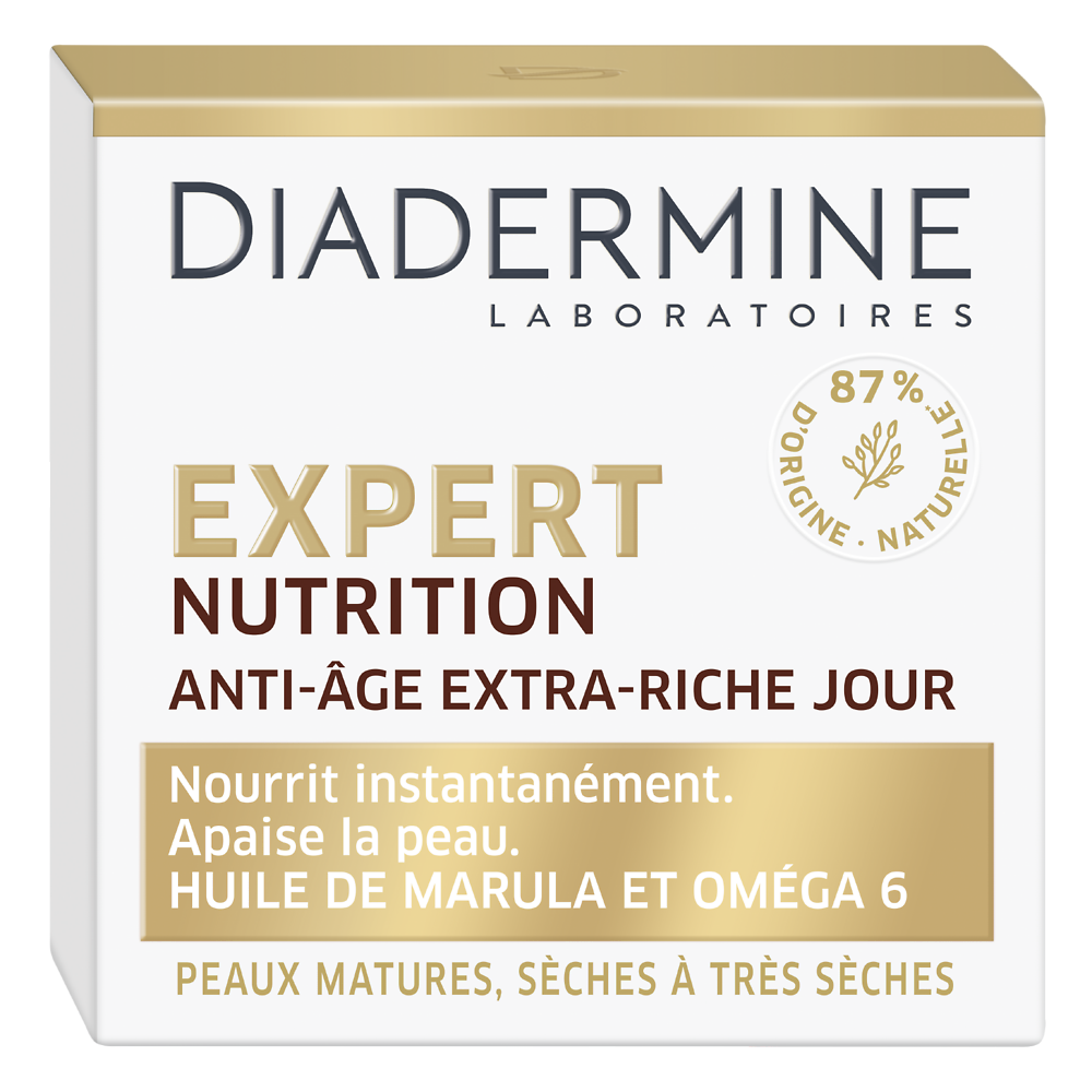 Crème expert rides 3D nutrition de jour DIADERMINE, pot de 50ml