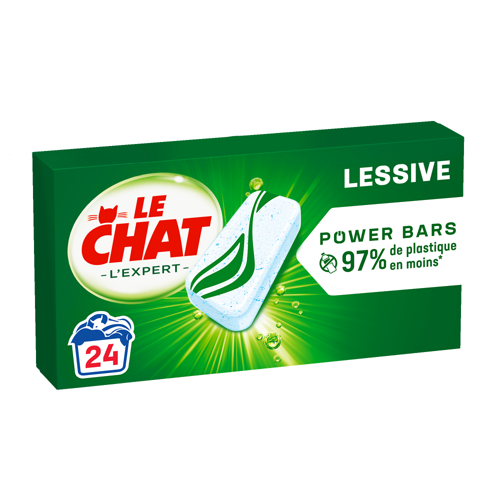 Lessive capsule l'expert bicarbonate LE CHAT - 24 lavages