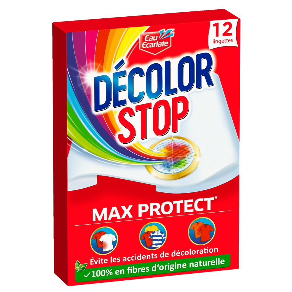 Lingette anti-décoloration max protect DECOLOR STOP - 12 lingettes