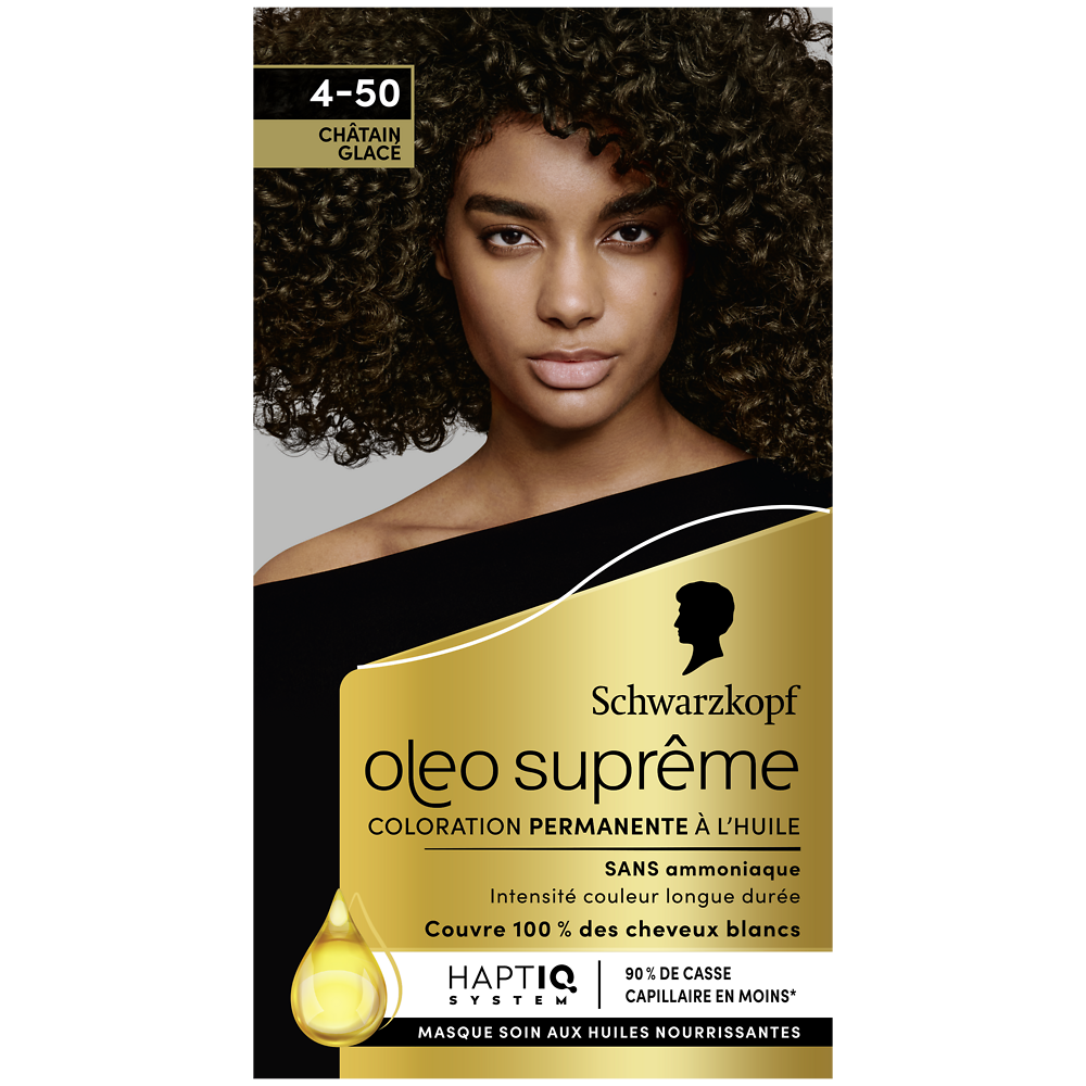 Coloration permanente 4-50 châtain SCHWARZKOPF OLEO SUPREME - 165ml