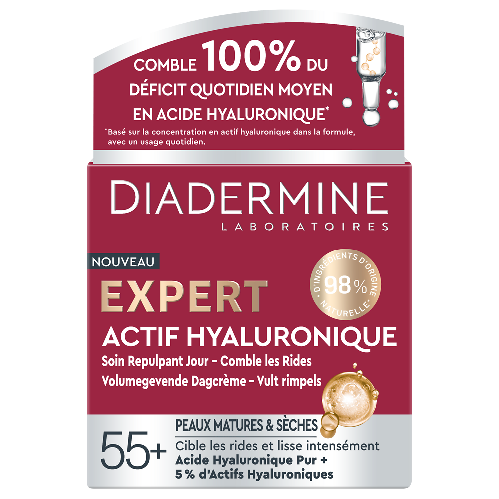 DIADERMINE exp actif hyaluronique soin repulpant jour 50ml